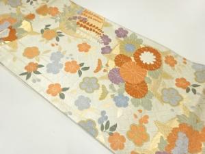 佐賀錦唐織枝垂れ梅糸巻き文織出し袋帯